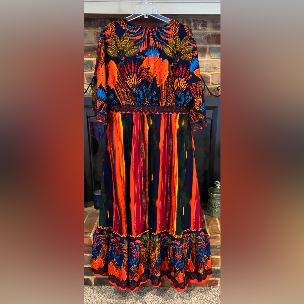 138. Truly 4 You Bohemian Maxi Dress, Size 2X, NWOT - Picture 2 of 6